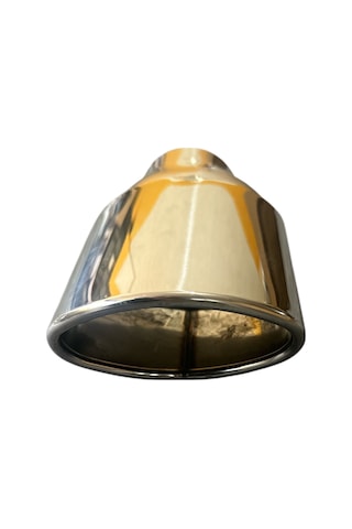 120 Lik Tekli Egzoz Ucu Oval, 120 Mm Oval Egzoz Ucu Eğik Model