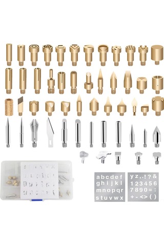 Geekyou Kabak Baskı Ve Heykel Aleti Seti - 53 Parça Fırça Uçları, Taşınabilir Saklama Kutusu İle Çeşitli Stiller İçin Dayanıklı Malzeme