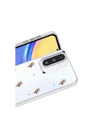 Newface - 120 - Samsung Galaxy Uyumlu A36 Fiyonk Desenli Kapak - - Spt-gld - Desen 6 Diğer
