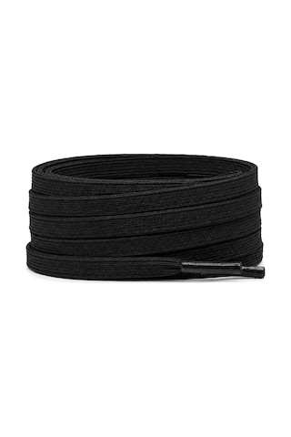 Hapshoe 100 Cm Elastik Lastikli 8 Mm Siyah Ayakkabı Bağcığı