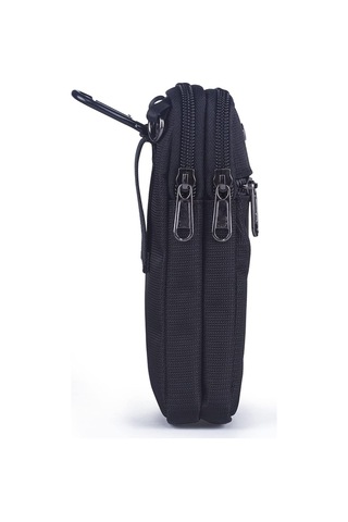 Bel Çantası Erkek Naylon Haberci Çantası Omuz Askısı Bel Çantası Kancası Bel Çantası Cep Telefonu Kılıfı Koruyucu Kılıf B A987