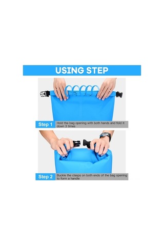 Tongxida 20l Pvc Su Gezdirme Çantası - Kumsal, Yüzme İçin Kuru Çanta Sarı Sarı