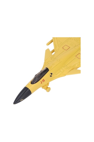 J-15 Savaş Uçağı Oyuncak Işıklı Çek Bırak Maket Jet 23 Cm - Piller Dahil
