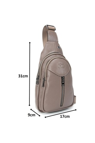 Kangaroo Kıngdom Kadın Hakiki Deri Body Bag Çapraz Sırt Çantası Kangaroo K. 1012-V