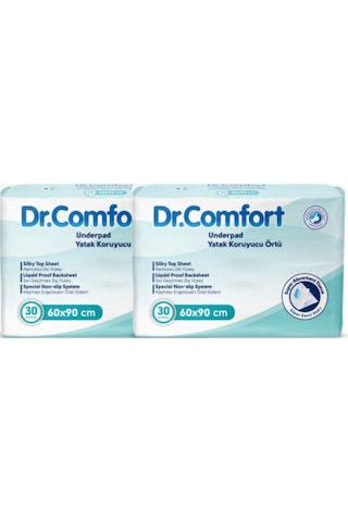 Dr Comfort 60x90 Yatak Koruyucu Örtü 2 Paket - 60 Adet