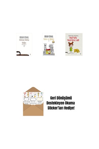 Müfettişler Müfettişi - Üçkâğıtçı 2 Kitap Bir Arada + Eskici Ve Oğulları Midi Boy + İnci'nin Maceraları + Okuma Sticker'ları