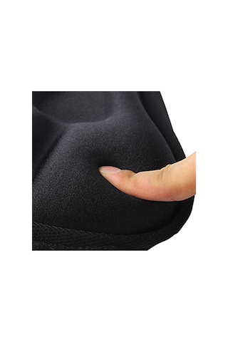 Bisiklet Jelli Sele Kılıfı Yumuşak Sele Kılıfı Ortopedik Siyah
