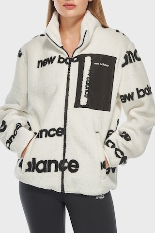 New Balance Lifestyle Unisex Sweatshirt Beyaz