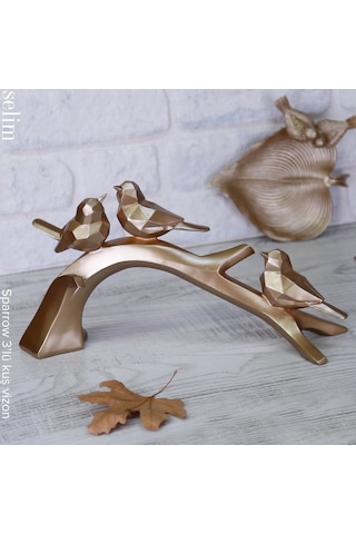 Sparrow 3'Lü Kuş Vizon