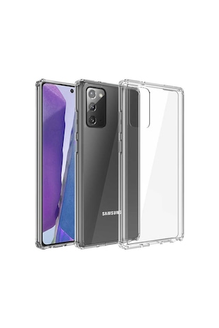 Lexroo Galaxy Note 20 Kılıf Nitro Anti Shock Silikon - Renksiz