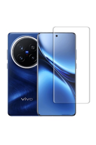 Microcase Vivo X200 Pro Curved Tam Kaplayan Kavisli Tempered Cam Ekran Koruyucu - Al3282