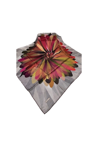 Armine Dj Saf İpek Eşarp 7936d S Nostalji Sura - 90 X 90 / Bordo 62 Bordo 62