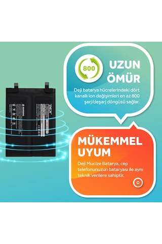 Deji Xiaomi Mi 11t Pro Uyumlu Mucize Batarya