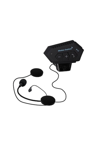 Novahub Kablosuz Motosiklet Kask Kulaklığı: Hızlı Şarj, Su Geçirmez, 15 Saat Kesintisiz Çalışma, Kolay Kontrol