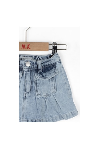 Nk Kids Cute Kız Çocuk Jean Etek 58705 Mavi