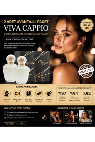 Viva Cappio Kadın Parfüm EDT 2 x 60 L