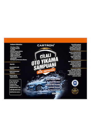 Cartron Cilalı Oto Yıkama Şampuanı 1000ml