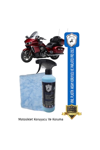 Abrias Vinil Plastik Aksam Tropido Koruyucu Ve Parlatıcı Pro 500ml + Süper Lazer Kesim Bez 1 Adet
