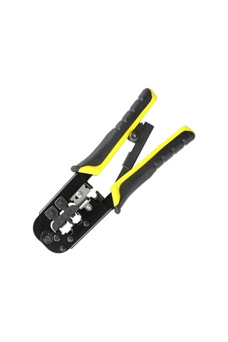 Novahub 3'ü 1 Arada Cırcırlı Sıkma Aleti, Tel Crimpers Striptizci Kesici, 8p 6p Ağ Hattı, Elektrikçi İçin