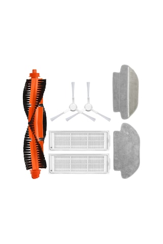 Xiaomi Mi Robot Vacuum Mop Pro Beyaz Uyumlu Fırça Filtre Mop Seti Xiaomi Mi Robot Vacuum Mop Pro Beyaz Uyumlu Fırça Filtre Mop Seti