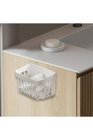 Pazly Suntek Rafı Organizatör Lavabo Duş Dayanıklı Banyo Ag Beyaz