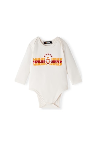 Gsstore Galatasaray Bebek Uzun Kollu 3 Lü Body B252007 Ekru - Sarı