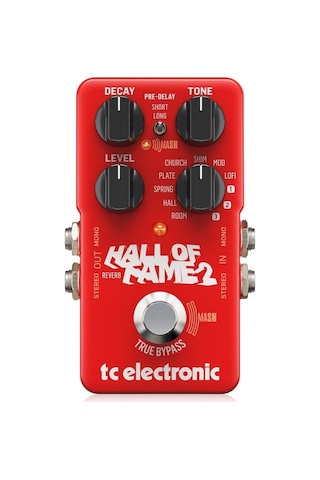 Tc Electronıc Hall Of Fame 2 Reverb Pedal For Electric Guitars