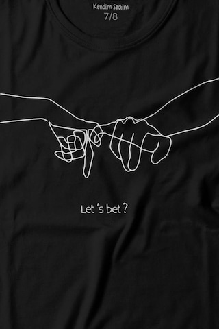 Kendim Seçtim İddia Sevgili Minimal Baskılı Tişört Çocuk T-shirt 001