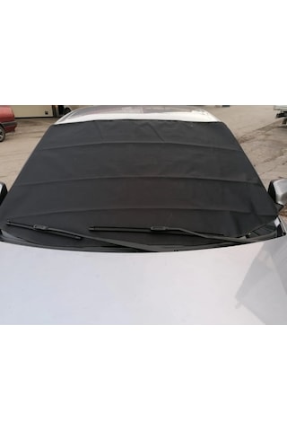 Araç Cam Brandası Ön Cam Buz Buzlanma Önleyici Branda Siyah