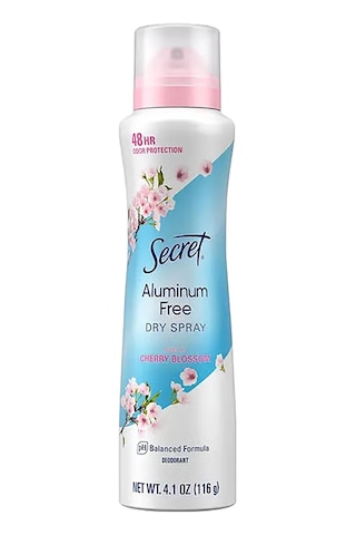 Secret Cherry Blossom Alüminyumsuz Kuru Sprey Deodorant 116gr
