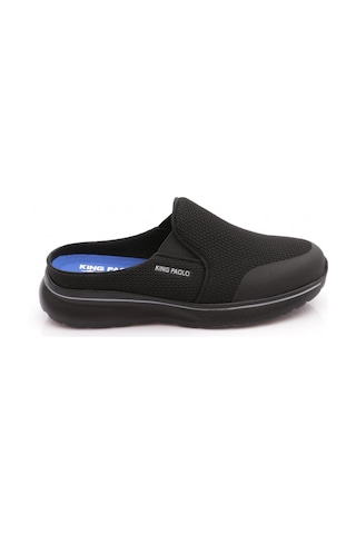 Kıng Paolo King Paolo F1211 Erkek Önü Kapalı Memory Foam Spor Terlik Siyah
