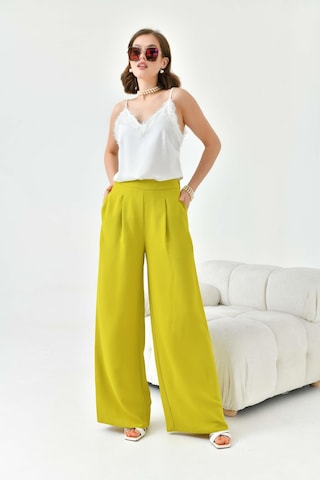 Ftz Women Kadın Lastikli Pantolon Asit 30756-Asit Yeşil