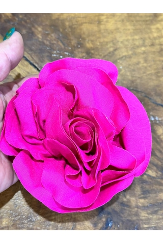 12 x 12 CM Kabartma Çiçek Broş Yaka İğnesi Giyim Aksesuarı Pembe