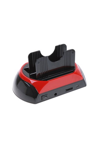 Maiyame Sata Ide Çift Slot Disk Docking İstasyonu - Tek Tuş Yedekleme, Hızlı Klonlama, Kart Okuyucu, Usb Hub, Avrupa Şarjı