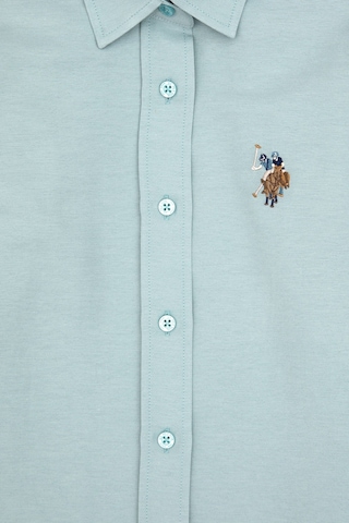 U.S. Polo Assn. Kız Çocuk Mint Uzun Kollu Basic Gömlek 50317629-VR090