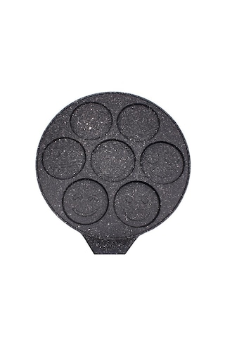Eda Yüz Emojili Granit Döküm Pankek Tavası 28 CM