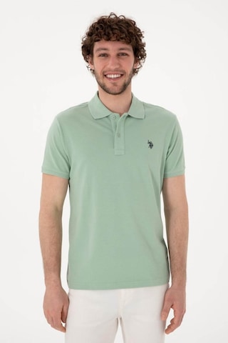 U.S. Polo Assn. Gtp04ıy026 Yeşil Erkek Polo Yaka T-shirt Pu-8731 L