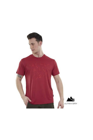 Alpinist Baseline Ultra Dry Erkek T-shirt 600612 Kırmızı Kırmızı