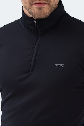 Slazenger Intımate I Erkek Dik Yaka Fermuarlı Lacivert Sweatshırt Lacivert