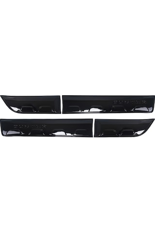 Dacia Duster Uyumlu 2018-2024 Abs Piano Black Damalı Kapı Dodik Set 4 Parça
