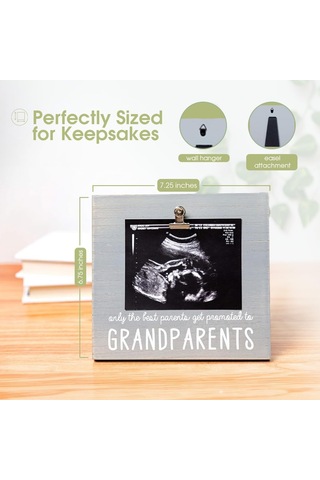 Lexroo Sonogram Fotoğraf Çerçevesi Büyükanne Ve Büyükbaba İçin Bebek Hatıra Resim Çerçevesi
