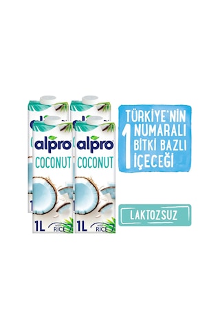Alpro Hindistan Cevizi Sütü 4 x 1 L