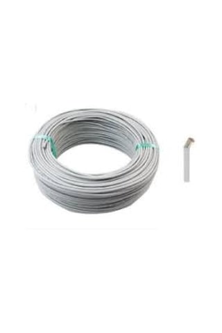 Han Nyaf-0.34-by ,beyaz 0.34mm² 1-damar/çok Telli 1-mt Nyaf Kablo