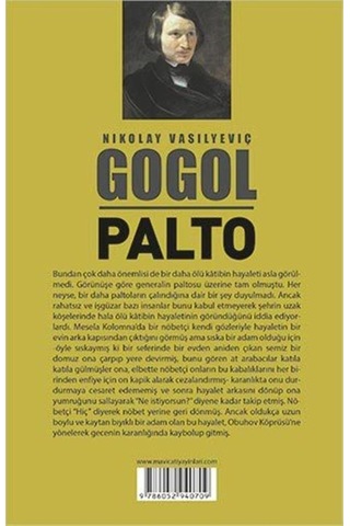 Palto - Nikolay Vasilyeviç Gogol - Mavi Çatı Yayınları