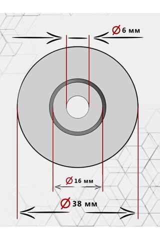 Kit-kot Polikarbonat İçin Evrensel Granat Termal Disk 242637177