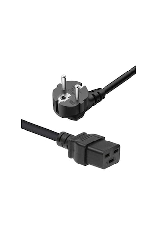 C19 Kablo Ups Power Kablosu 1.8 Metre 3x1.5mm Dikdörtgen Kalın Uc 300/500v 1.8mt