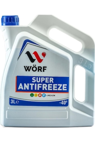 Wörf Mavi 3 Lt Antifiriz -40°c Korozyon Önleyic