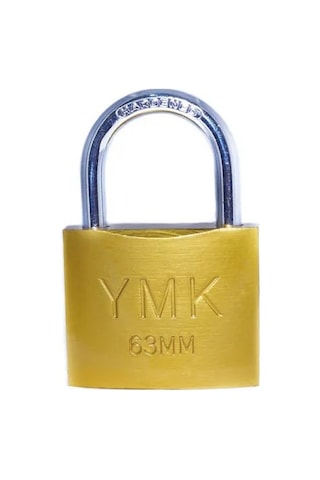 Ymk Eko Sarı Boyalı Kısa Kancalı Asma Kilit 38mm Diğer