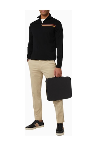 Montroi Laptop Case 15" Deri Kılıf Şık Ve Dayanıklı Tasarım Unisex Çanta El Çantası Siyah