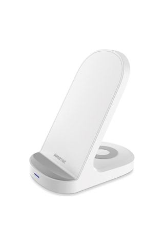 Polosmart PSM126 2 İn 1 Masaüstü Kablosuz Şarj Cihazı Beyaz